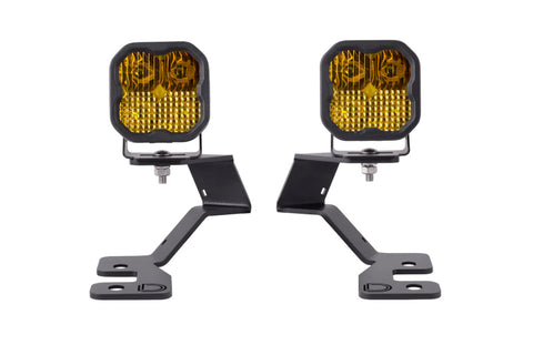 Diode Dynamics 2021 Ford Bronco SS3 LED Ditch Light Kit - Sport Yellow Pro Combo - DD7141