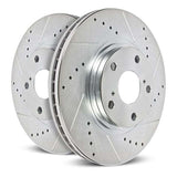 Power Stop 18-20 Land Rover Range Rover Velar Front Drilled & Slotted Rotor - Pair - EBR1684XPR