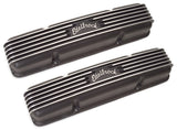 Edelbrock Valve Cover Classic Series Chevrolet 1959-1986 262-400 CI V8 Black - 41453
