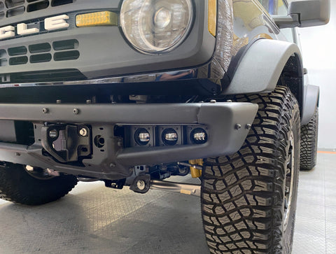 ORACLE Lighting 21-22 Ford Bronco Triple LED Fog Light Kit for Steel Bumper - White - 5890-001