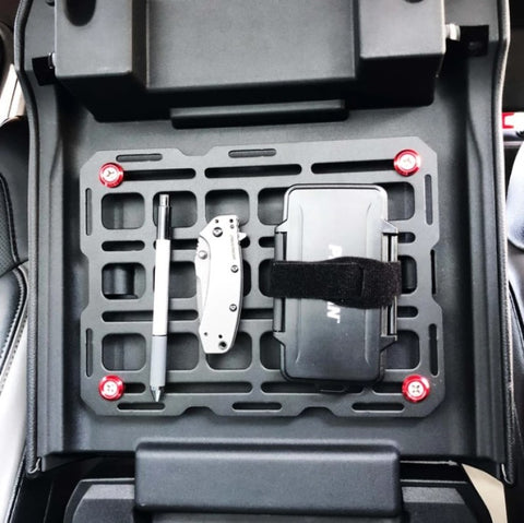 BuiltRight Industries 16in x 23.5in Tech Plate Steel Mounting Panel - Black - 201014