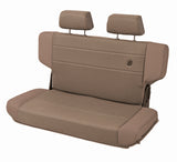 Bestop N-Tumble Seat - 97-06 Jeep Wrangler TJ Rear Trailmax Ii Fold (Center Fabric Insert Spice) - 39439-37