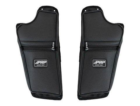 PRP Seats 2016+ Polaris General Front Lower Door Bags w/Knee Pad - Pair - E118-210