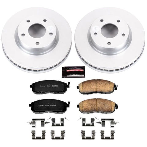 Power Stop 13-18 Nissan Sentra Front Z17 Evolution Geomet Coated Brake Kit - CRK6961