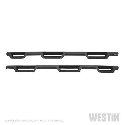 Westin/HDX 07-18 Chevrolet Silverado (Excl. Classic) 6.5ft. Bed Drop W2W Nerf Step Bars - Tex. Blk - 56-534575