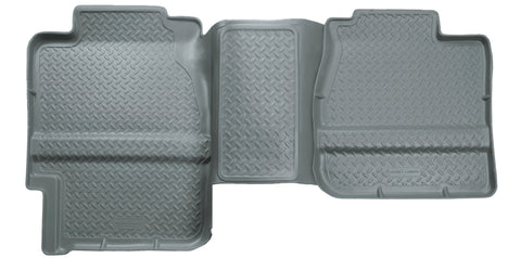 Husky Liners 88-00 GM Full Size Truck 3DR/Ext. Cab Classic Style 2nd Row Gray Floor Liners - 61102