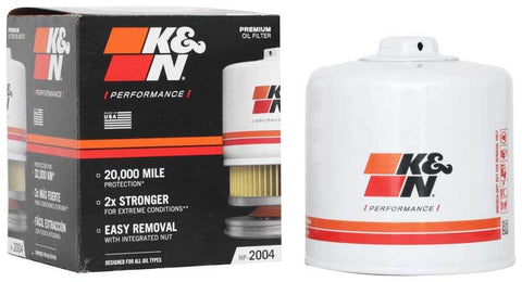 K&N 87-92 Supra Non-Turbo / 99-04 Grand Cherokee 4.0 Performance Gold Oil Filter - HP-2004