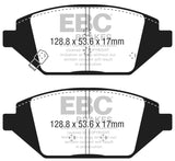 EBC 2016+ Chevrolet Spark Ultimax2 Front Brake Pads - UD1864