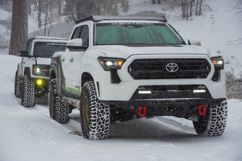 DV8 Offroad 2024-2025 Toyota Tacoma Double Cab Roof Rack - RRTT1-04