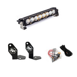 Baja Designs 22-23 Polaris RZR Pro R S8 10in Hood Mount Kit - Clear - 448101