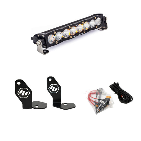 Baja Designs 22-23 Polaris RZR Pro R S8 10in Hood Mount Kit - Clear - 448101
