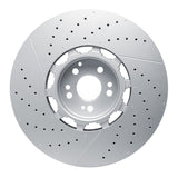 DFC 21-25 Mercedes-Benz Gle63 AMG S Front Drilled & Slotted Hi-Carbon Alloy GEOMET Coated Rotor - 930-63191