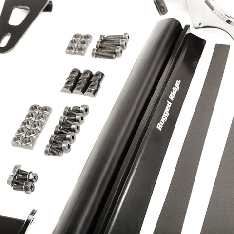 Rugged Ridge 07-18 Jeep Wrangler JK Elite Fast Track Windshield Light Bar Mount w/ Crossbar - 11232.50