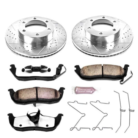 Power Stop 01-02 Toyota Sequoia Front Z36 Truck & Tow Brake Kit - K2323-36