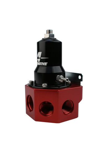 Aeromotive Regulator - 30-120 PSI - .500 Valve - 4x AN-08 and AN-10 inlets / AN-10 Bypass - 13133