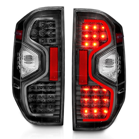 ANZO 2014-2015 Toyota Tundra LED Taillights Black - 311233