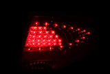 ANZO 2008-2011 Ford Focus LED Taillights Red/Clear - 321197