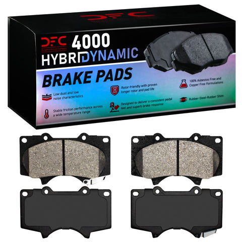 DFC 00-26 Toyota Tundra Front 4000 Hybridynamic Brake Pads - 4000-0976-00