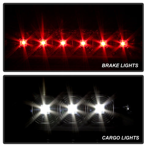 xTune Chevy Silverado 07-13 / GMC Sierra 07-13 LED 3RD Brake Light - Black BKL-CSIL07-LED-BK - 9037443