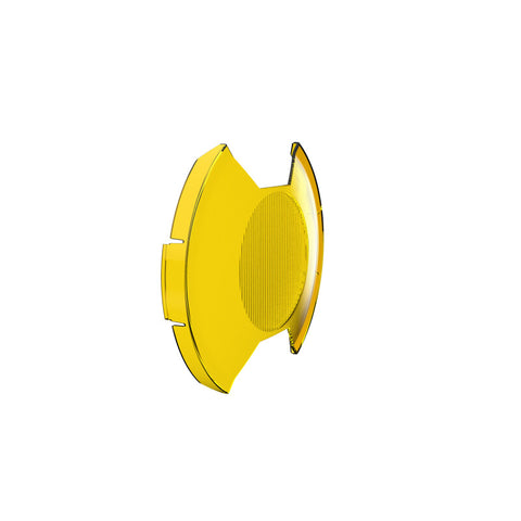 KC HiLiTES SlimLite 8in. LED Light Shield SAE Driving (Shield Only) - Selective Yellow - 5210