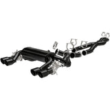 MagnaFlow 15 BMW M3/M4 L6 3.0L SS Cat-Back Perf. Sport Quad Split Rear Exit Exht - 3.5in Black Tips - 19187