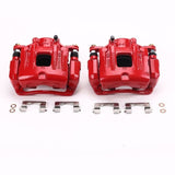 Power Stop 10-12 Hyundai Santa Fe Front Red Calipers w/Brackets - Pair - S6462
