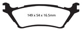 EBC 15+ Ford F150 2.7 Twin Turbo (2WD) Yellowstuff Rear Brake Pads - DP41891R