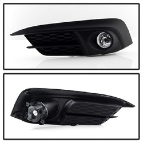 Spyder Honda Civic 2016-2017 2Dr/Coupe OEM Fog Light W/Switch- Clear FL-HC2016-2D-C - 5083067
