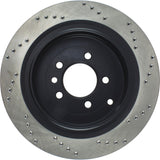 StopTech 05-09 Land Rover LR3 / 06-13 Land Rover Range Rover Sport Drilled Right Rear Cryo Rotor - 128.22010CR