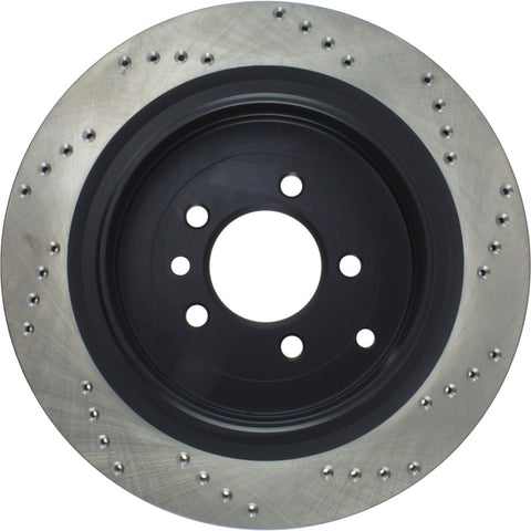 StopTech 05-09 Land Rover LR3 / 06-13 Land Rover Range Rover Sport Drilled Right Rear Cryo Rotor - 128.22010CR