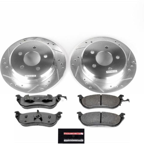Power Stop 96-02 Ford Crown Victoria Rear Z36 Truck & Tow Brake Kit - K2984-36