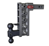 Gen-Y Mega Duty 2in Shank 10in Drop 1.5K TW 10K Hitch w/GH-031 Dual-Ball/GH-032 Pintle Lock - GH-325