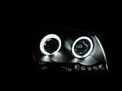 ANZO 2005-2007 Dodge Magnum Projector Headlights Black - 121220