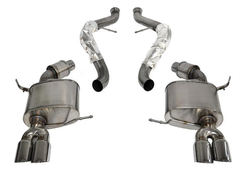 Corsa 2008-2012 BMW M3 Convertible E93 Polished Sport Cat-Back Exhaust - 14568