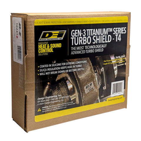 DEI Gen-3 Turbo Shield T4 - Shield Only - Titanium - 10241