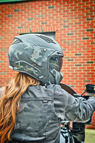 Speed and Strength Speed Society Armored Moto Shirt Camouflage Womens -XS - 880436