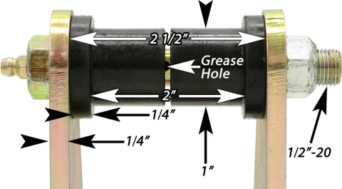 RockJock 76-86 CJ Front Tow Shackles with Hardware - CE-9035
