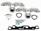 JBA 57-74 Chevrolet Corvette 265-400 SBC 1-5/8in Primary Silver Ctd Tight Tuck Header - 1815S-1JS