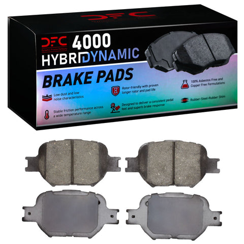 DFC 00-10 Toyota Celica Front 4000 Hybridynamic Brake Pads - 4000-0817-00