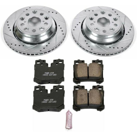 Power Stop 10-17 Lexus LS460 Rear Z23 Evolution Sport Brake Kit - K5840
