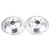 Power Stop 10-12 Lexus HS250h Rear Evolution Drilled & Slotted Rotors - Pair - JBR1370XPR