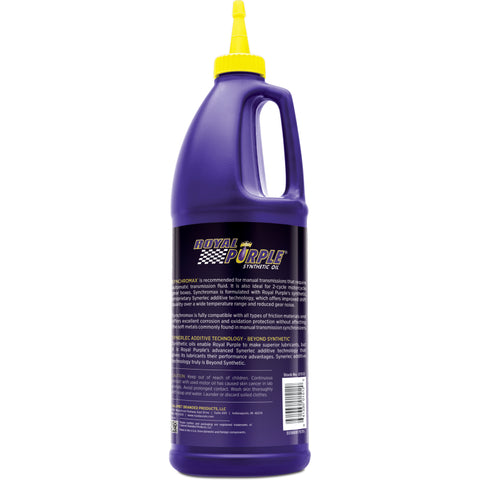 Royal Purple Synchromax Synthetic Manual Transmission Fluid - 1 Quart - 06512