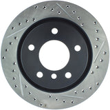 StopTech Power Slot 00 BMW 323 / 01-07 325 / 99-00 328 Series Rear Left Drilled & Slotted Rotor - 127.34049L