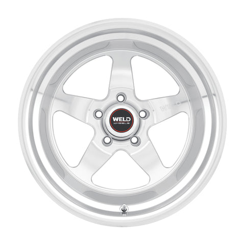 Weld S105 20x8 Ventura 5x127 ET00 BS4.50 Gloss Silver MACH DIA 78.1 - S10508073450