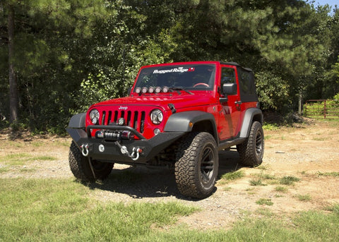 Rugged Ridge Spartan Front Bumper HCE W/Overrider 07-18 Jeep Wrangler JK - 11548.01