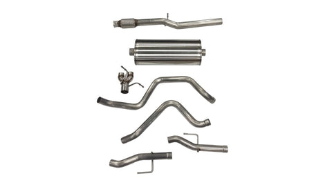 Corsa 2019+ Chevy Silverado 5.3L Crew Cab 3in Cat-Back Dual Rear Exit w/ Polished Tip - 21028
