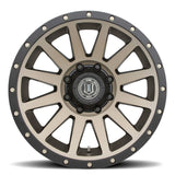 ICON Compression 20x10 8x170 -19mm Offset 4.75in BS 125mm Bore Bronze Wheel - 2020108147BR
