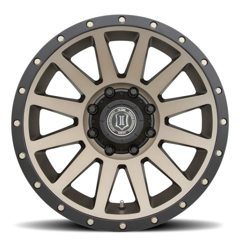 ICON Compression 20x10 8x170 -19mm Offset 4.75in BS 125mm Bore Bronze Wheel - 2020108147BR