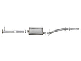 aFe MACH Force-Xp Hi-Tuck 3in. 409 SS C/B Exhaust 15-18 GM Colorado/Canyon L4-2.5L/V6-3.6L - Raw Tip - 49-44099