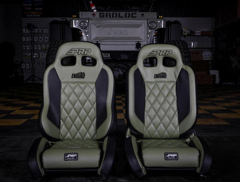 PRP EnduroTrail Reclining Suspension Seat - Gray Tweed - Driver - A8801044-54